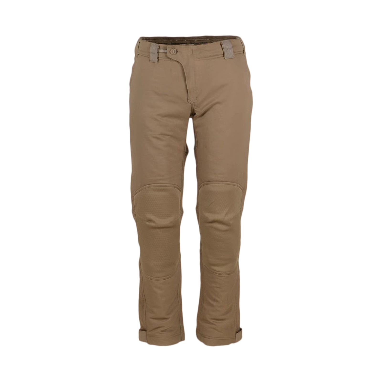 Banded Phantom insulated base wader pant rear view highlighting reinforced knees for durability.
