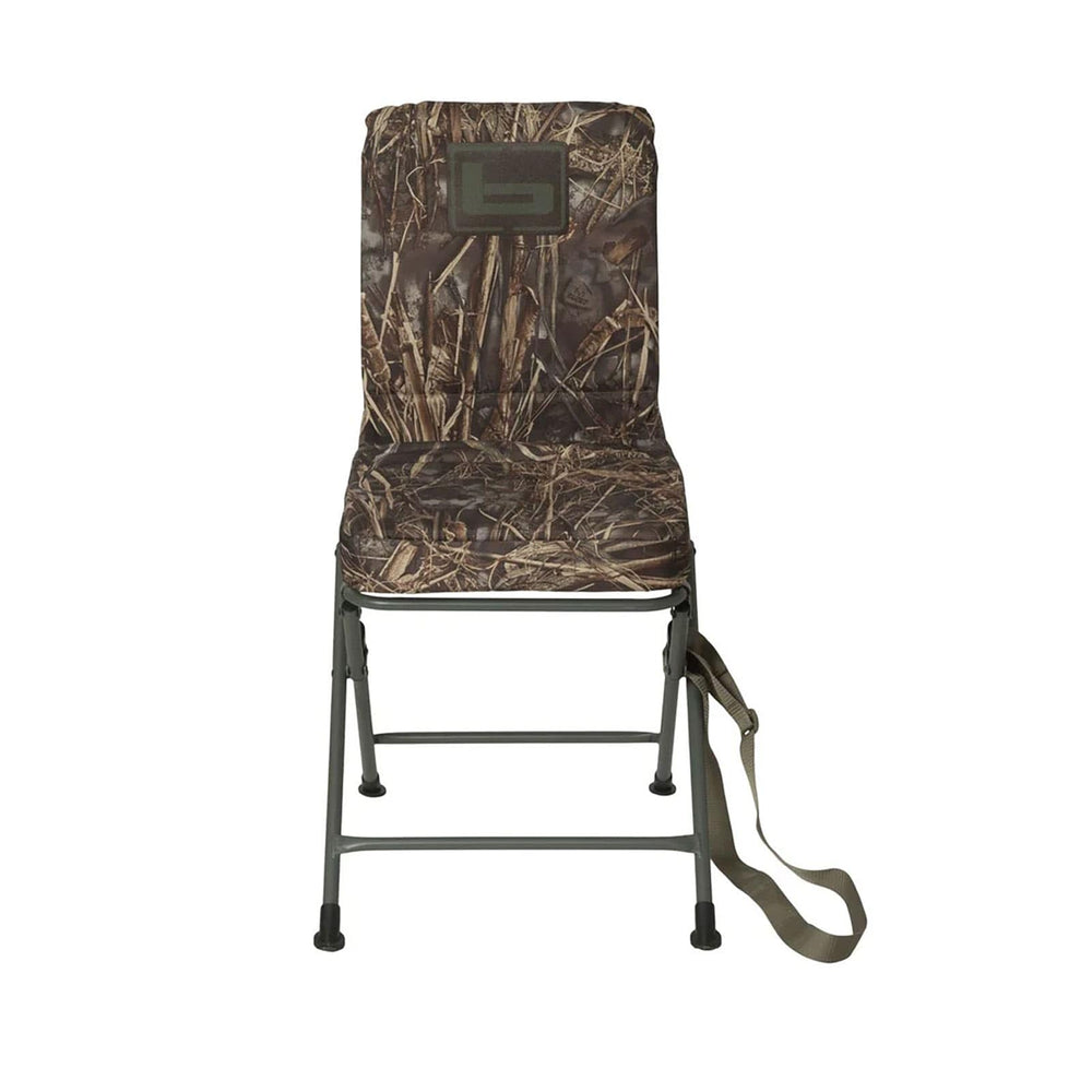 Banded Swivel Blind Chair with 360° rotation for silent repositioning in Realtree Max-7 camouflage