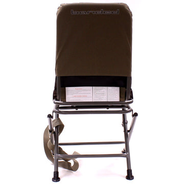 Banded Swivel Blind Chair folds compactly for easy transport