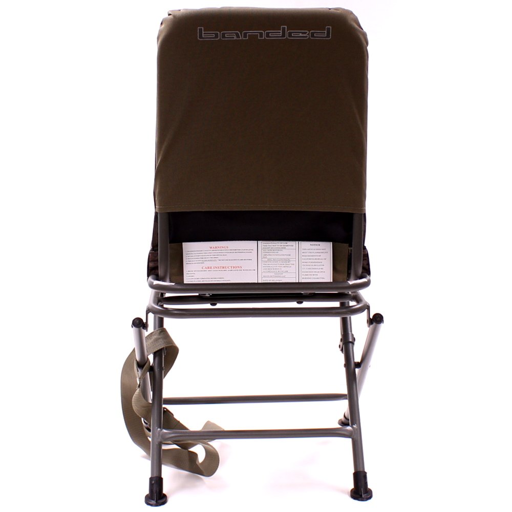 Banded Swivel Blind Chair folds compactly for easy transport