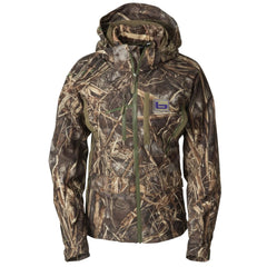 Banded White River Wader Jacket front view shows weatherproof protection for field use.