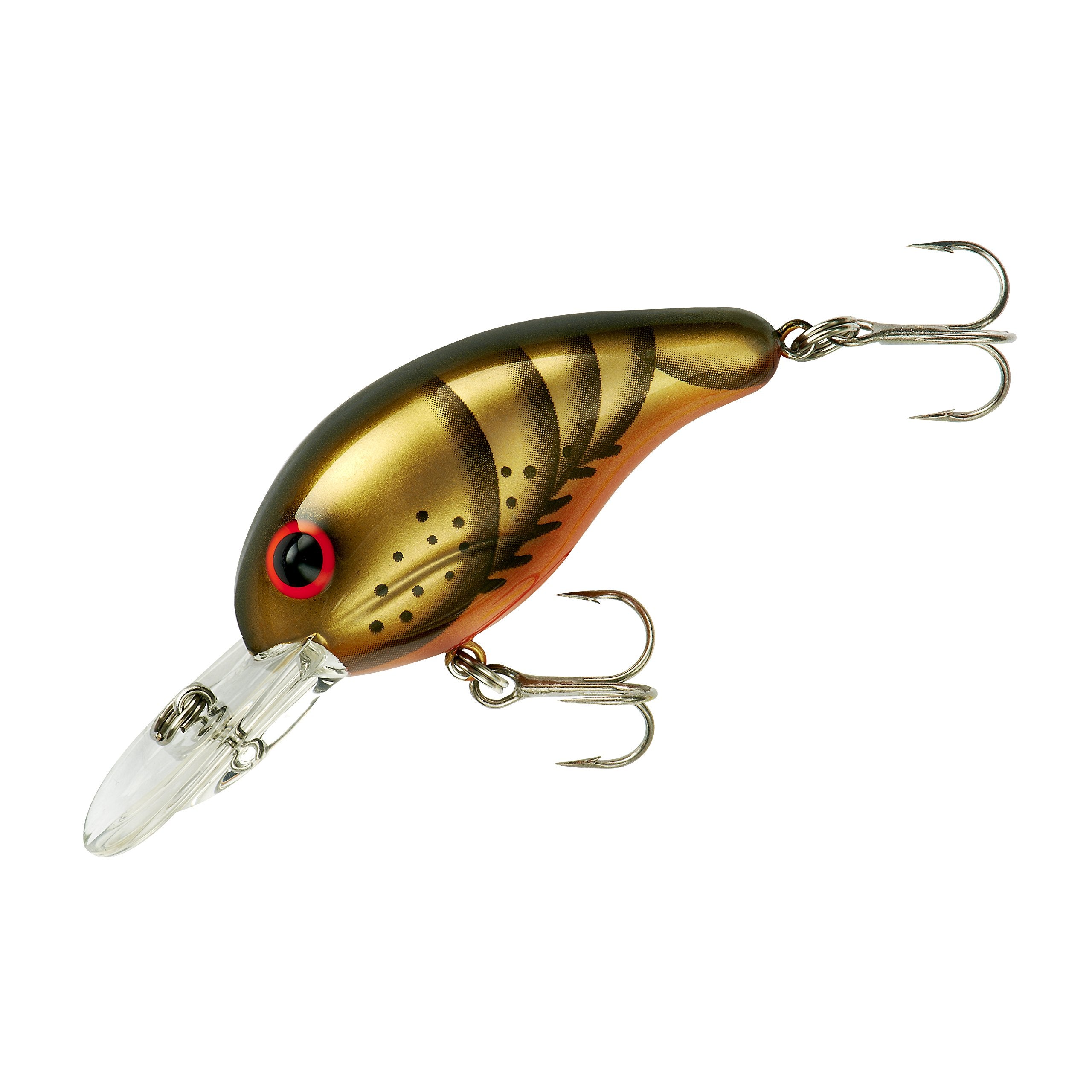 Bandit Lures 200 Series crankbait in brown fall craw finish, ideal for bass in dense cover.