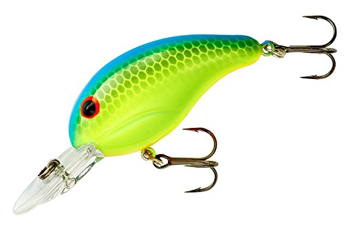 Bandit Lures 200 Series diving to 8 feet supports versatile bass and walleye fishing.