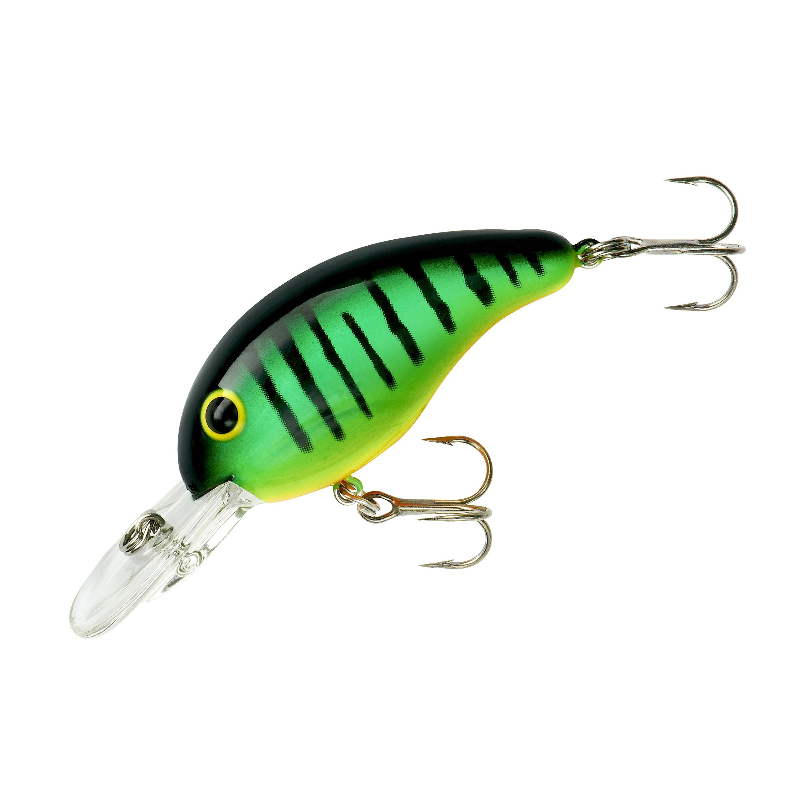 Bandit Lures 200 Series Fire Tiger front view shows balanced action for bass