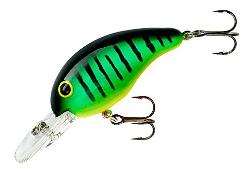 Bandit Lures 200 Series Fire Tiger side view reveals panicky swimming motion
