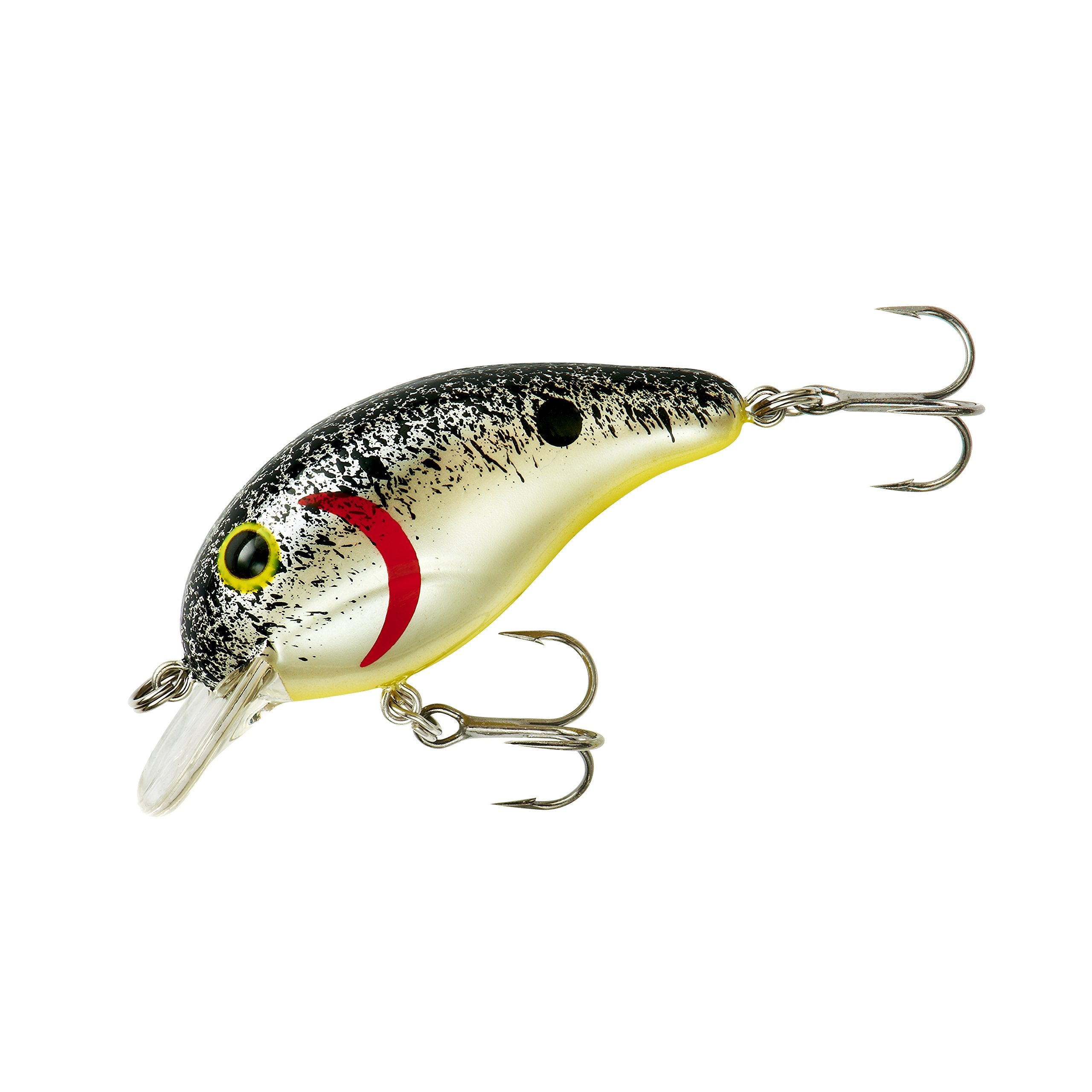 Bandit Lures Crank 100-Series pearl splatter-back 2-inch for shallow-water bass.