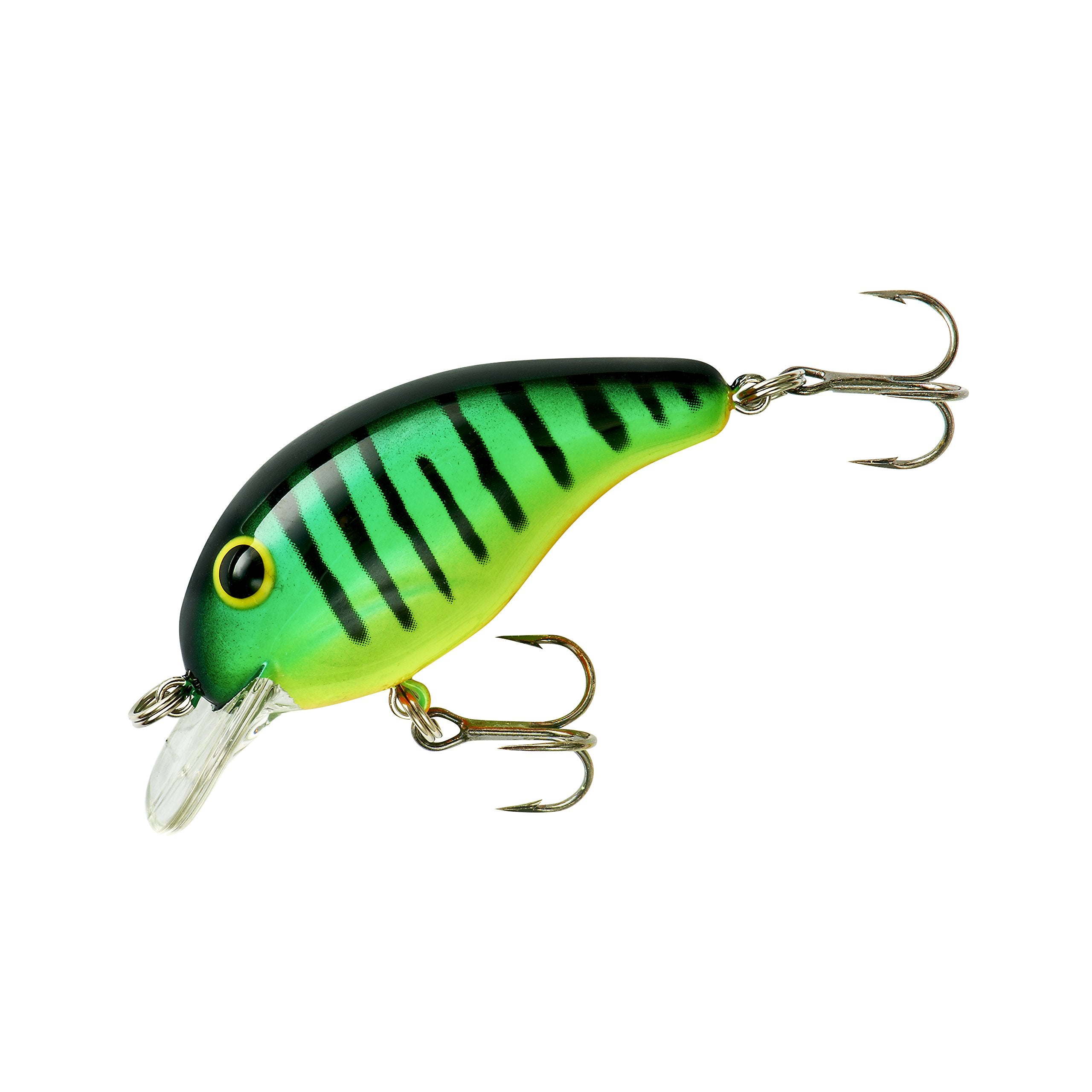 Bandit Lures Crankbait Series 100 Fire Tiger front view for shallow-water fishing