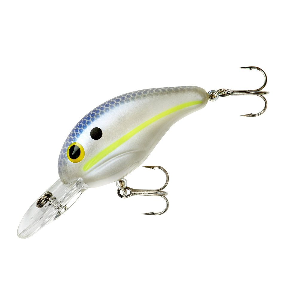 Bandit Lures 200 Series crankbait front view with chartreuse shad, ideal for bass.