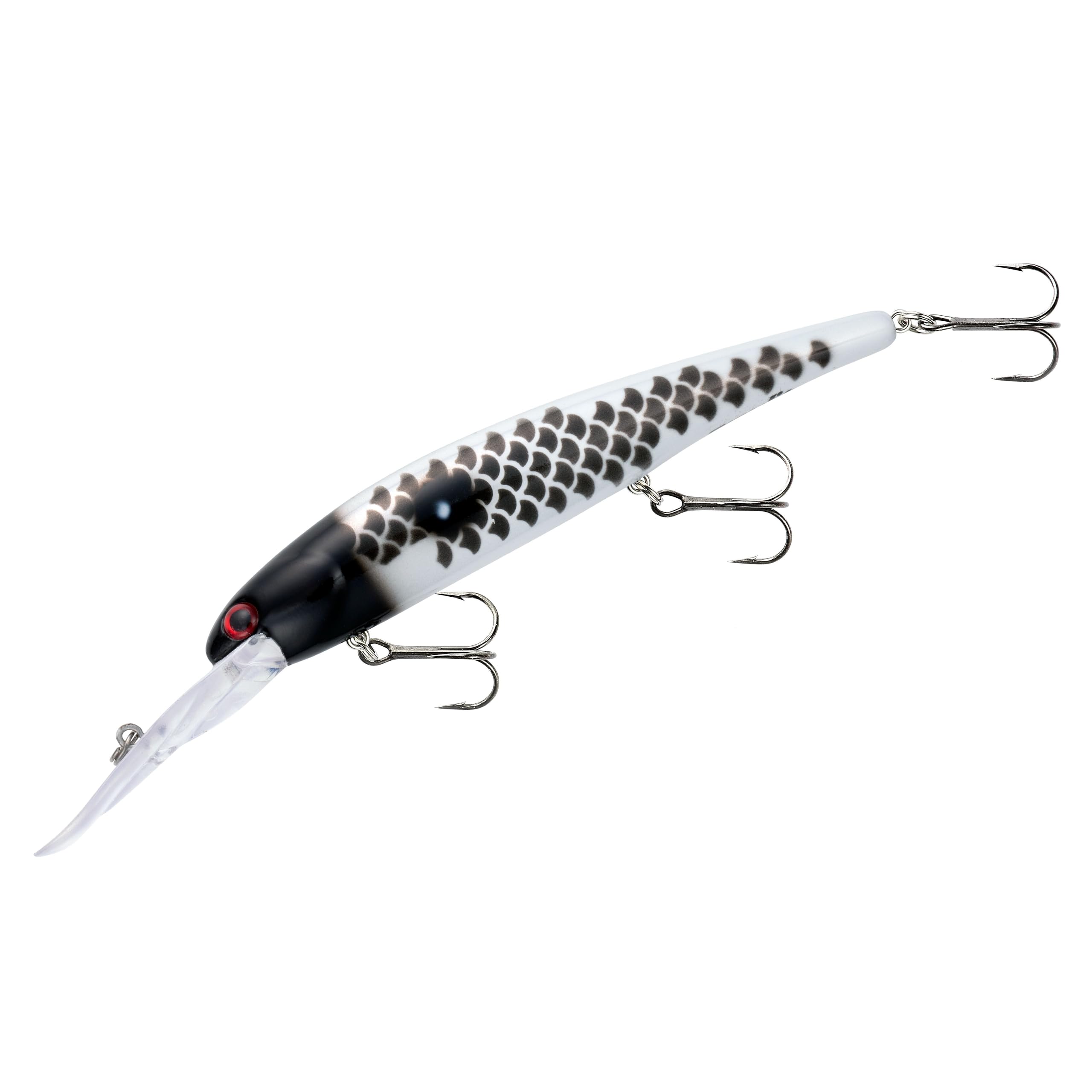 Bandit Walleye Deep-Black Koi lure with deep-diving profile for walleye fishing