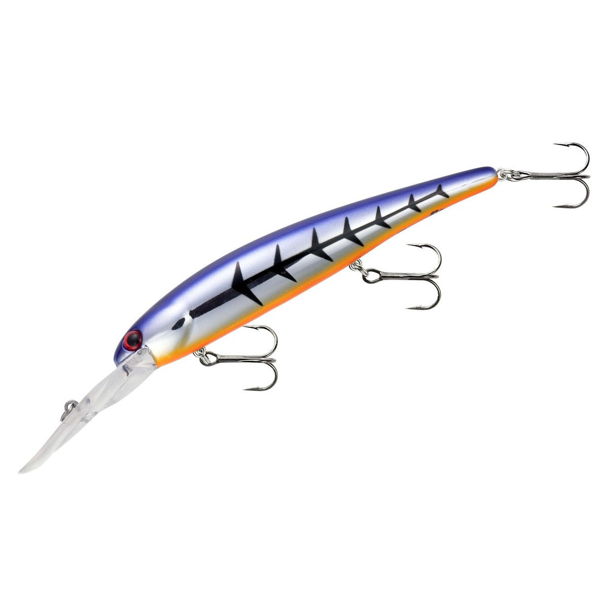 Bandit Walleye Deep-Navi lure diving deep, ideal for walleye fishing.