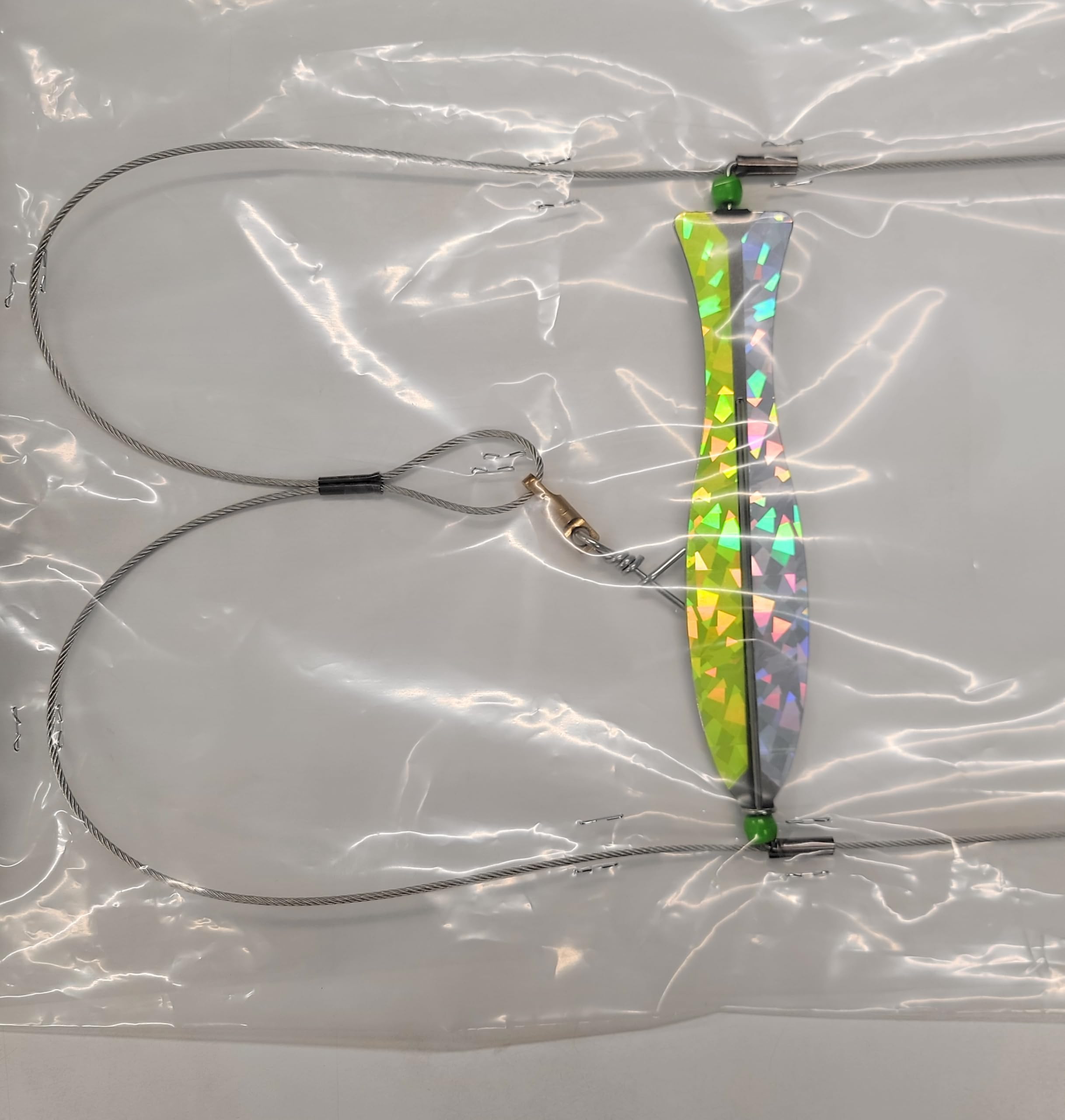 Bandito Rob Allen Crazy Chicken Flasher durable wire cable frame for saltwater use