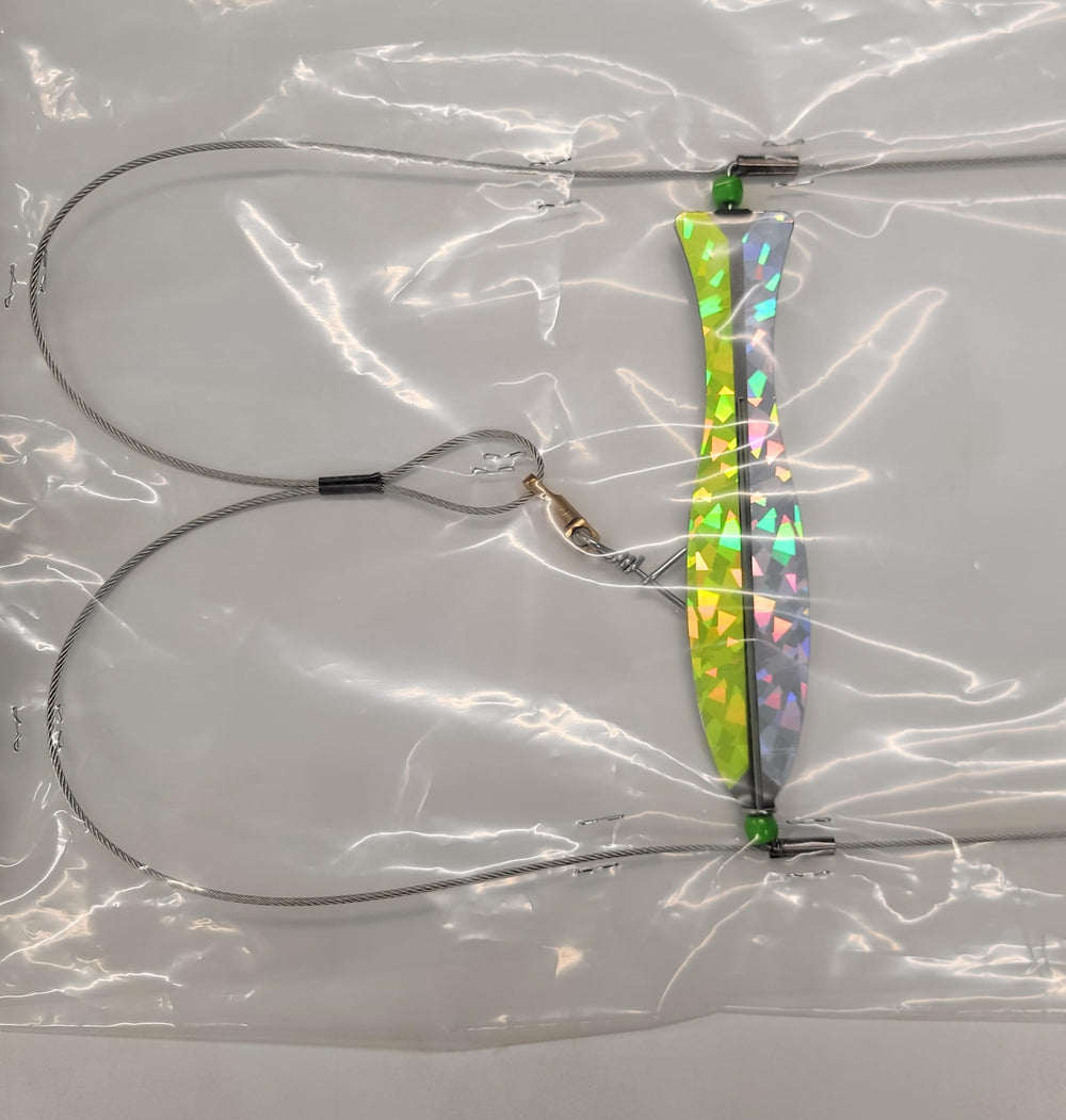 Bandito Rob Allen Crazy Chicken Flasher durable wire cable frame for saltwater use