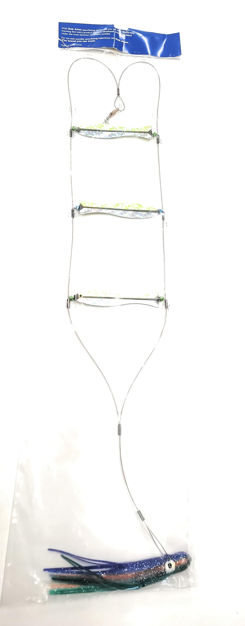 Bandito Rob Allen Crazy Chicken Flasher three-tier wire design for underwater visibility