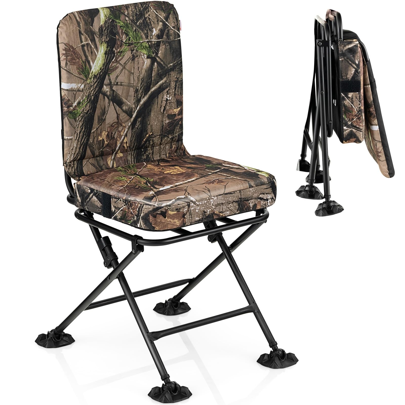 BANGTANE folding chair 360° swivel for silent field viewing