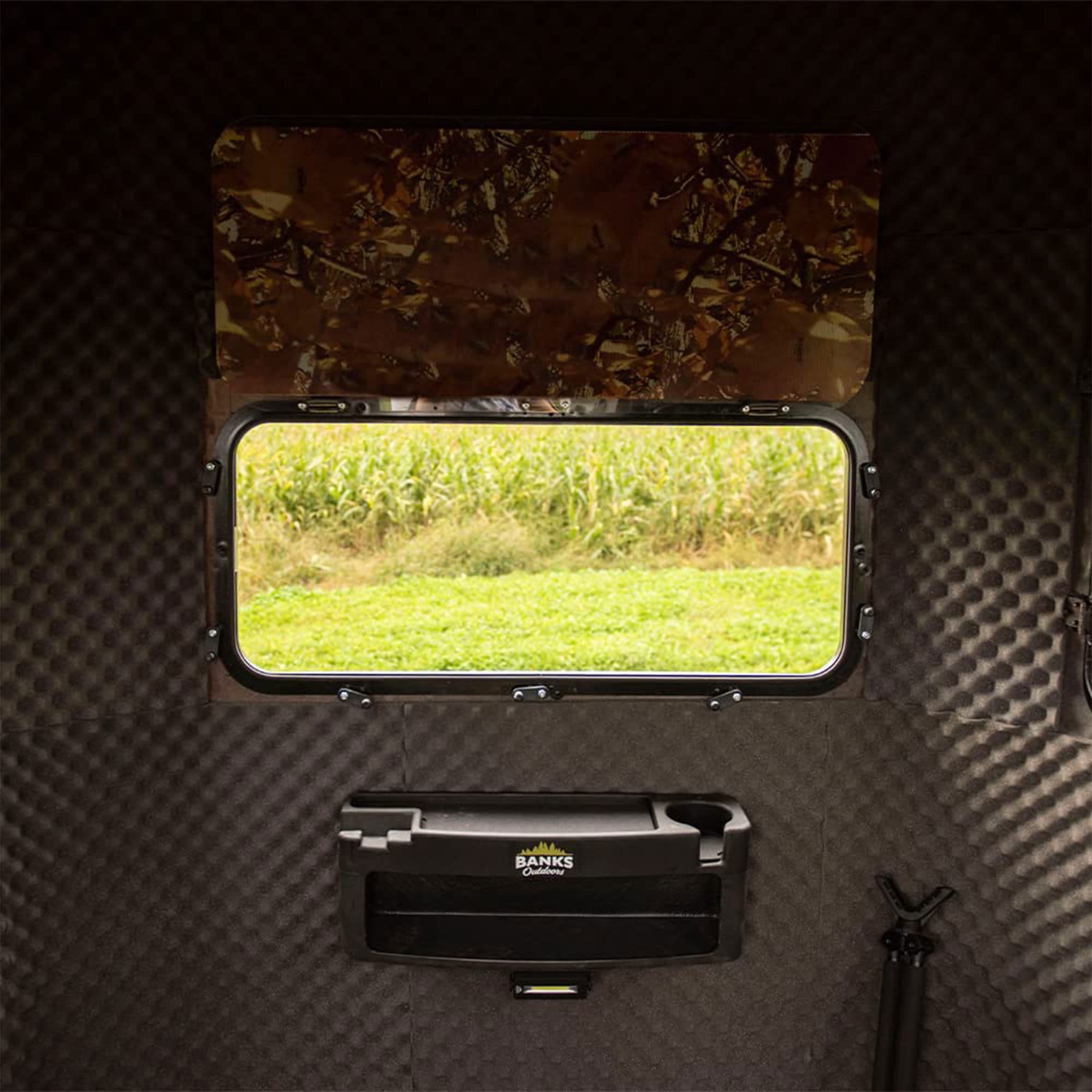 Banks Outdoors organized hunting gear storage keeps essentials within reach.