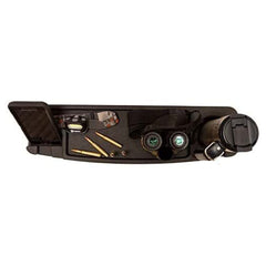 Banks Outdoors wall shelf attached inside blind for flexible setup.