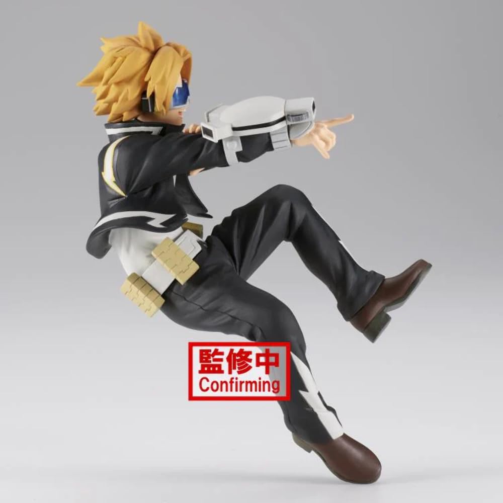 Banpresto Denki Kaminari figure side view captures iconic silhouette for display.