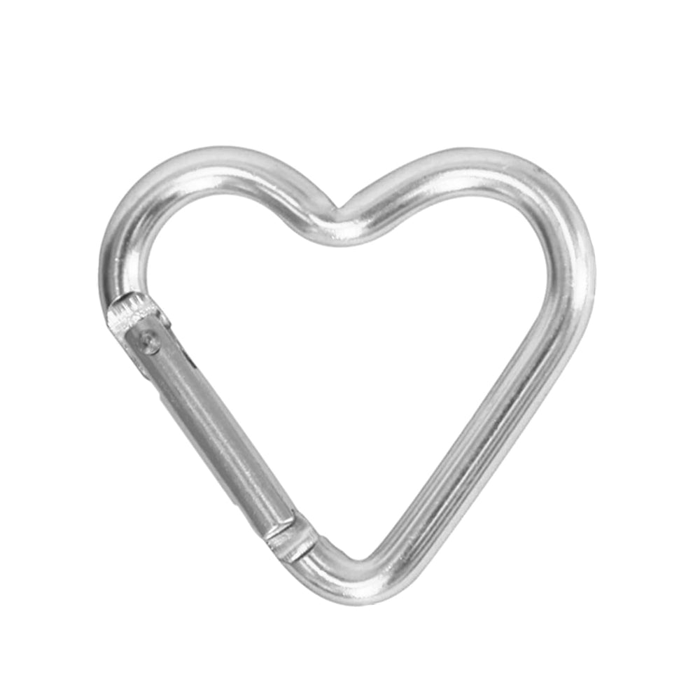 BANYUP water bottle and gear attached with heart carabiner for organized travels.