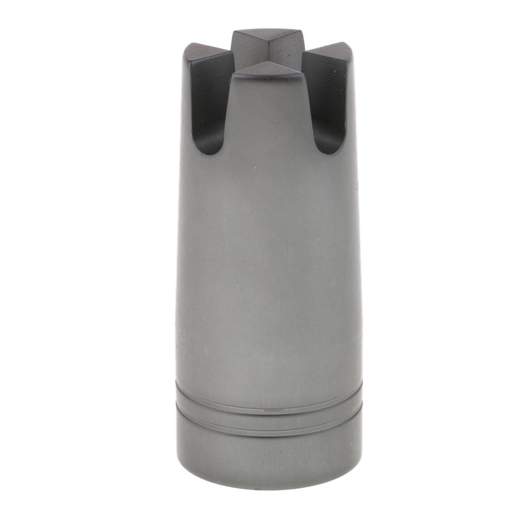 Baosity metal gimbal butt cap on a fishing rod for secure protection.