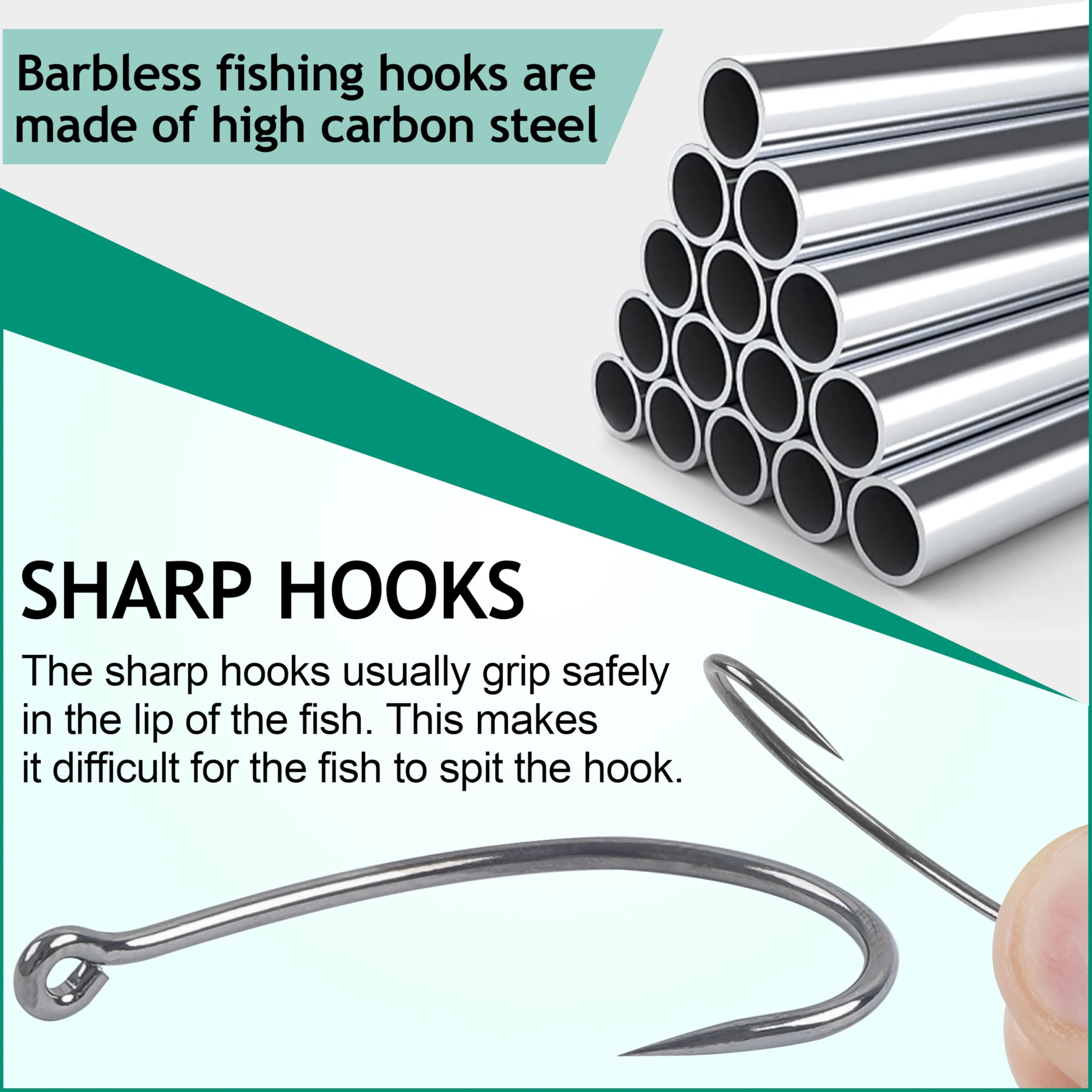 Crank hook style for bait rigs and lures