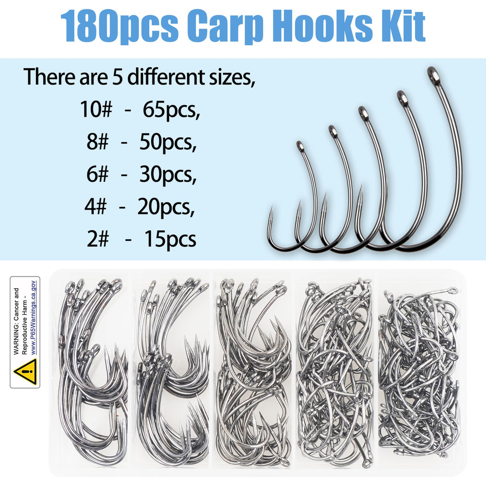 High carbon steel barbless hooks with rust-resistant finish