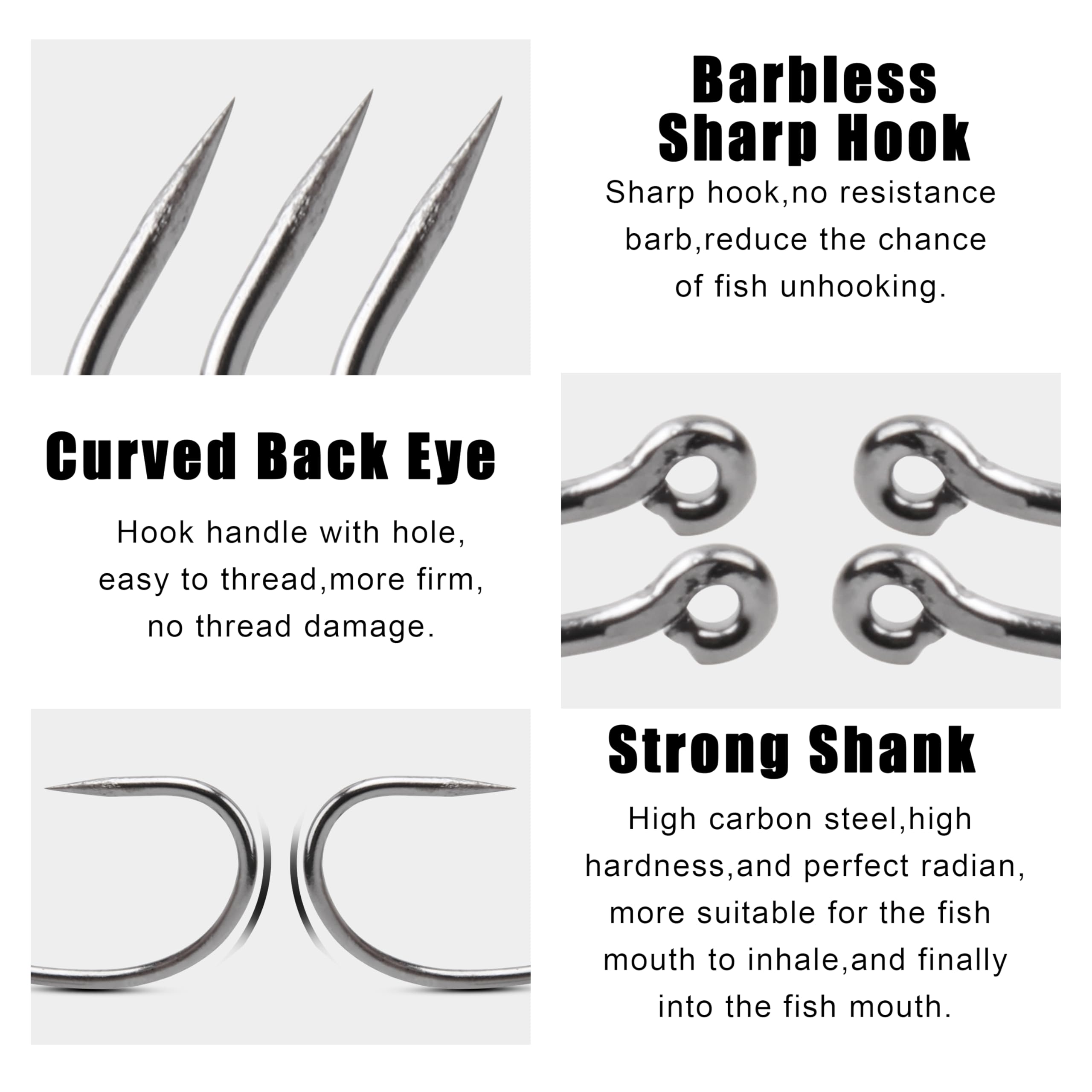 Reusable plastic case for Barbless Hooks Kit