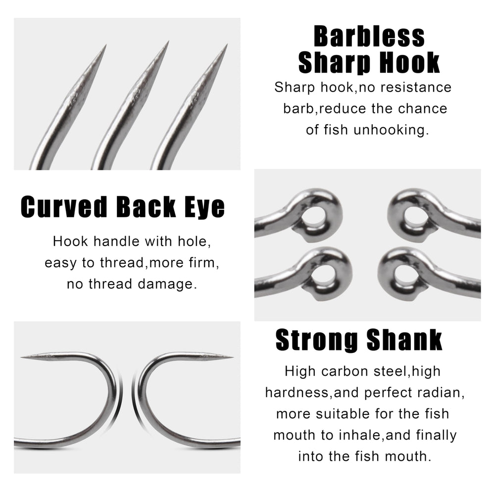 Reusable plastic case for Barbless Hooks Kit