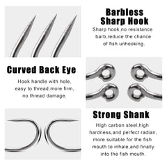 Reusable plastic case for Barbless Hooks Kit