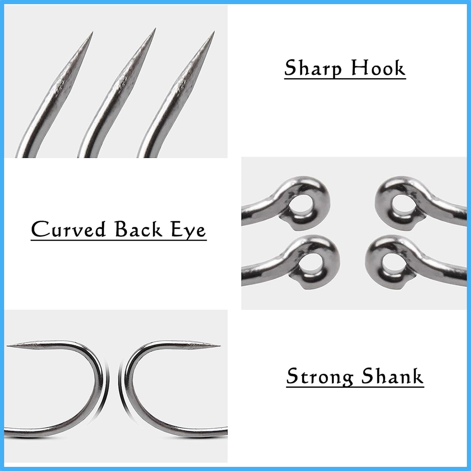 Barbless fishing hooks size 4 (30pcs) for versatile usage