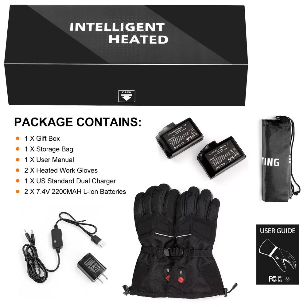 BARCHI HEAT gift box with charger and batteries ready for gifting.