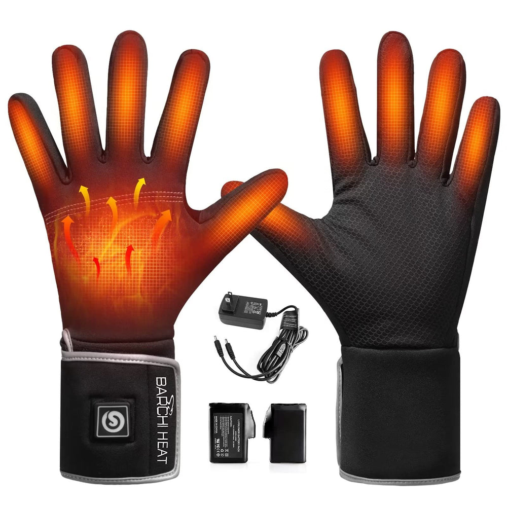 BARCHI HEAT heated glove liners palm warmth for winter sports
