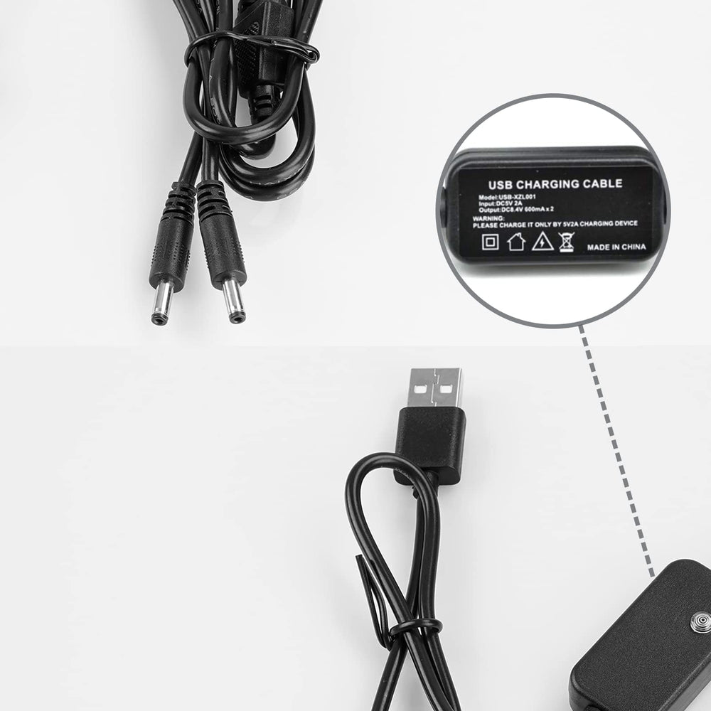 BARCHI HEAT heated gloves battery charging session.