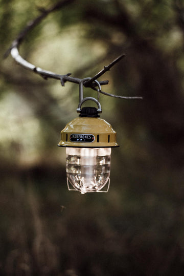 Year round use with Barebones Beacon supports camping and backyard nights