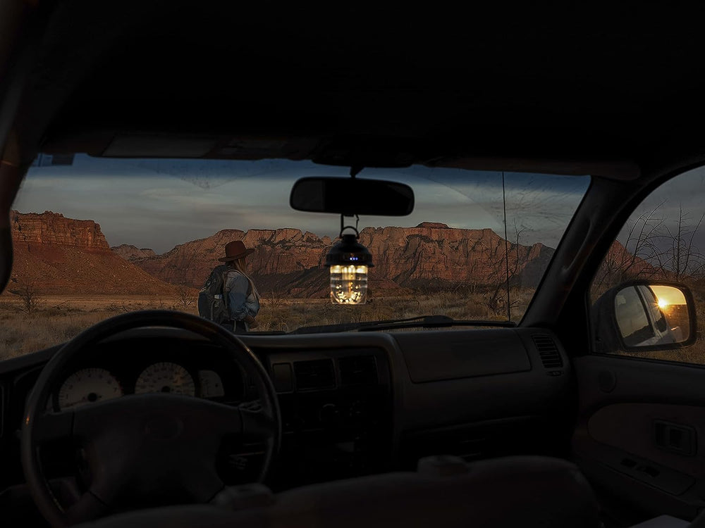 Barebones Beacon outdoor-year-round-use illustrates versatile camping and porch lighting.