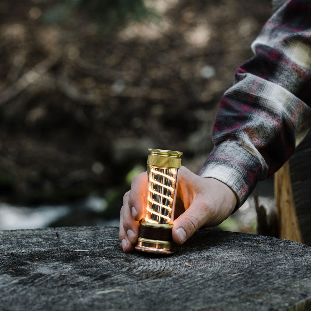 Barebones Edison Light Stick flashlight mode shows cool beam for tasks