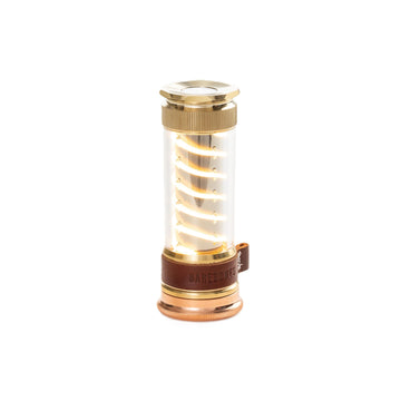 Barebones Edison Light Stick brass full view demonstrates versatile camping lighting