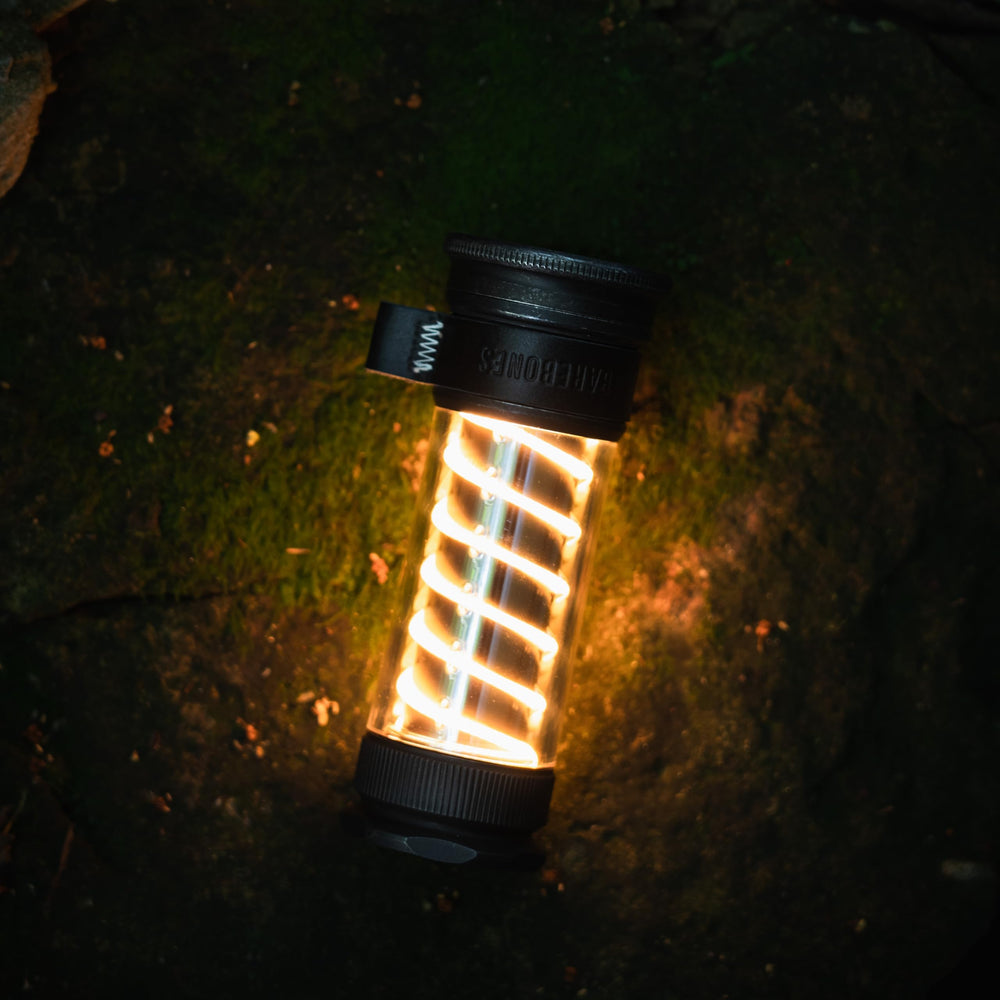 Barebones Edison Light Stick long run time for extended camping visibility