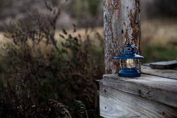 Barebones Edison Mini Lantern long run time on low brightness for backcountry nights.
