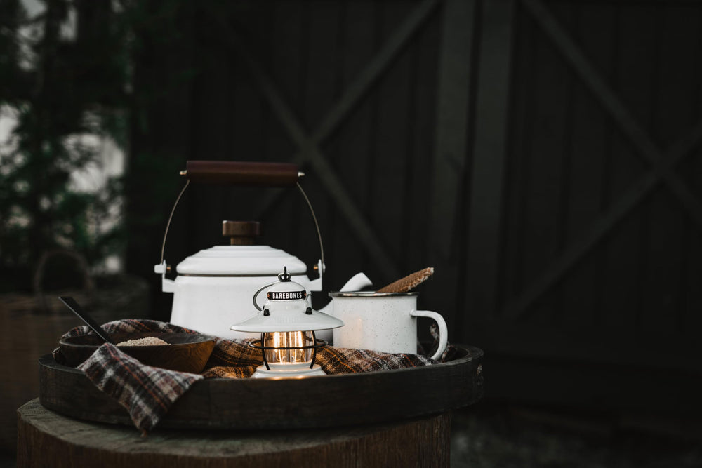Barebones Edison Mini Lantern ideal for tent camping and small decor accents.