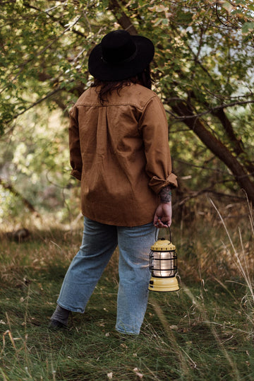 Barebones Forest Lantern camping setup shows ready-to-use lighting with essential gear.