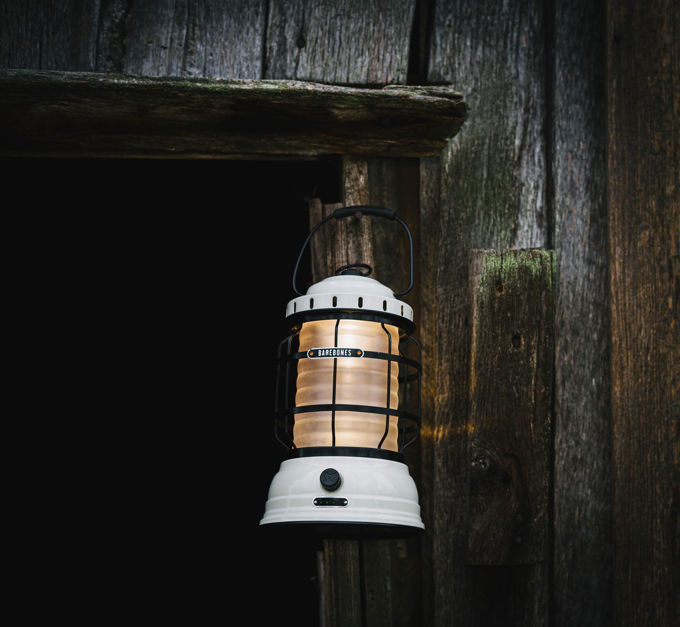 Barebones Forest Lantern weather-resistant design suits rain or shine outdoor use
