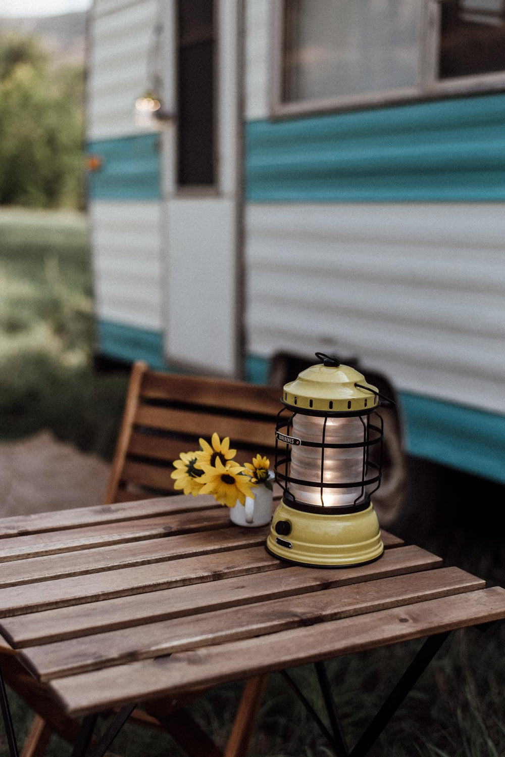 Barebones Forest Lantern weathered finish demonstrates durable construction for rugged outdoor use.