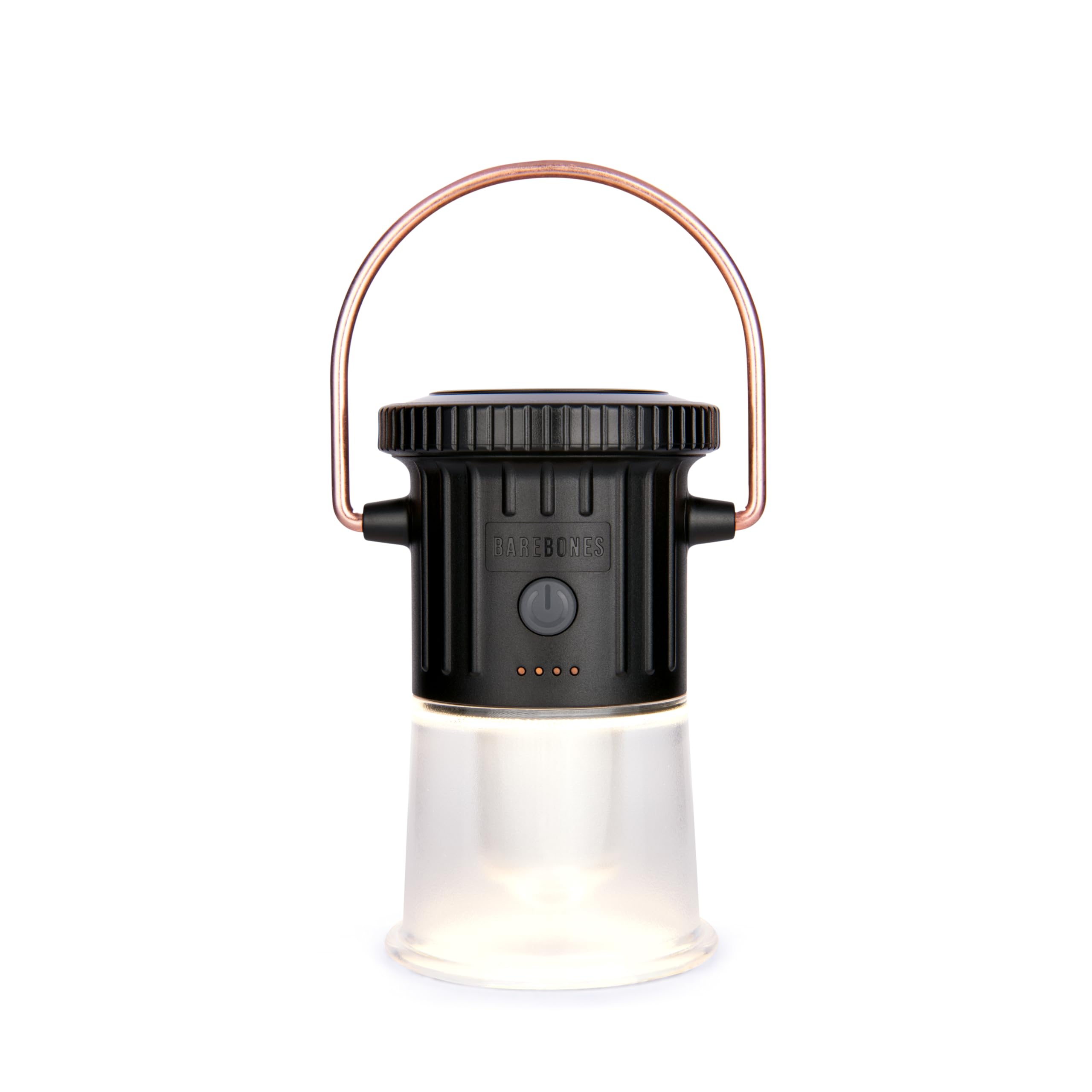 Barebones Hoodoo Light magnetic base enables hands-free mounting on metal surfaces.