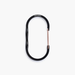 Barebones Wiregate Carabiner in black, large size, for camp cookware suspension