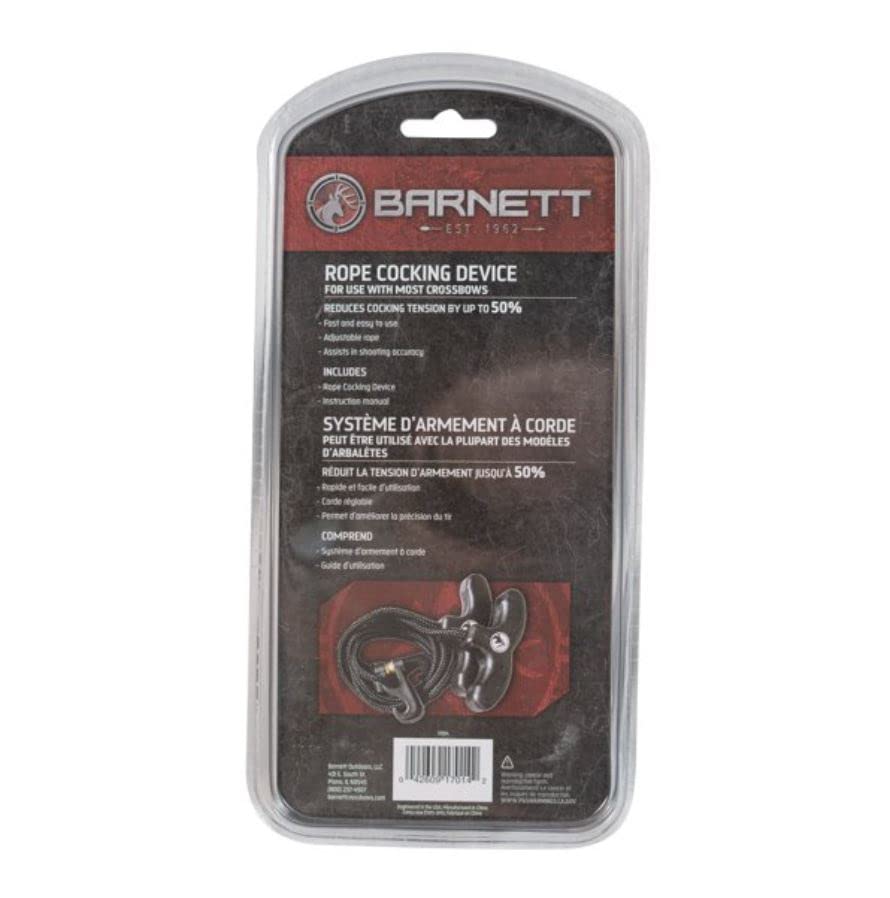Compatibility with standard-draw Barnett crossbows (not for Reverse Draw/Cam bows)