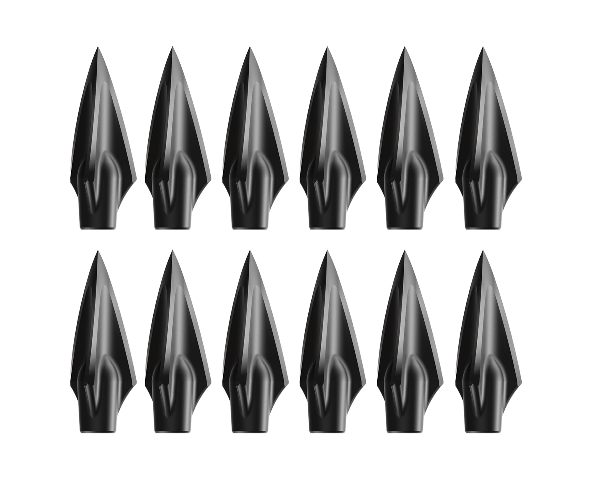 Barnett Demun Helical Broadhead 12pk for Demun Hyperbolts with threaded tips