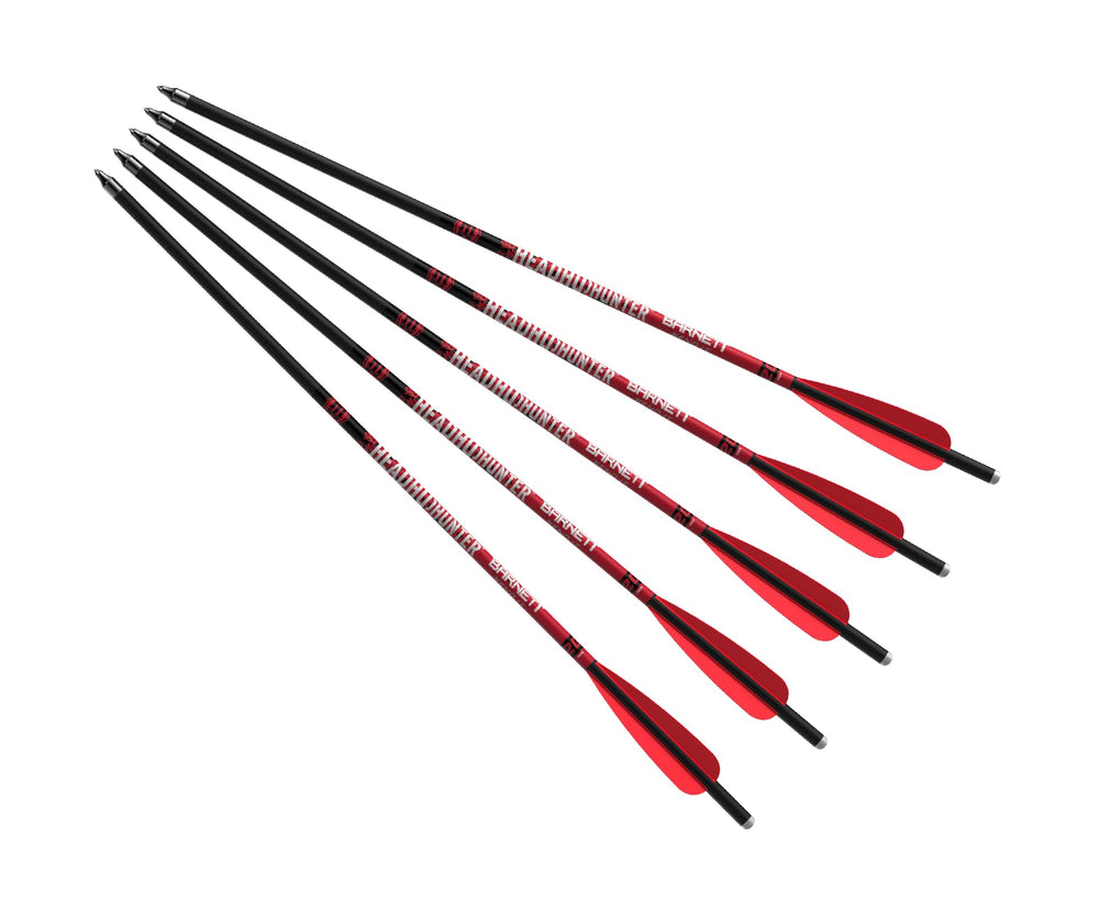 Barnett HeadHunter arrows 20-inch carbon bolts offer strong accuracy for crossbow hunting.