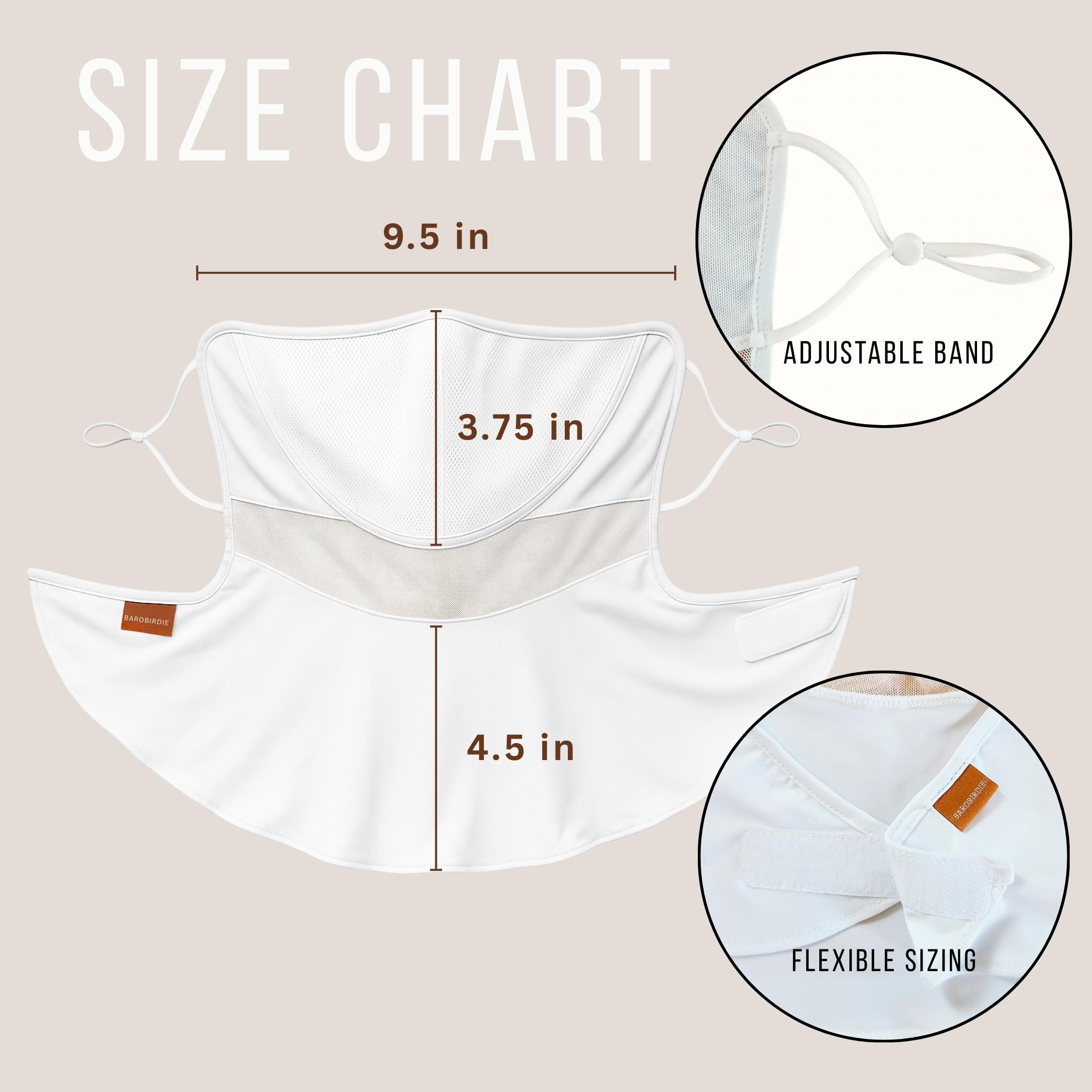 BAROBIRDIE one size available in three colors to match outfits.
