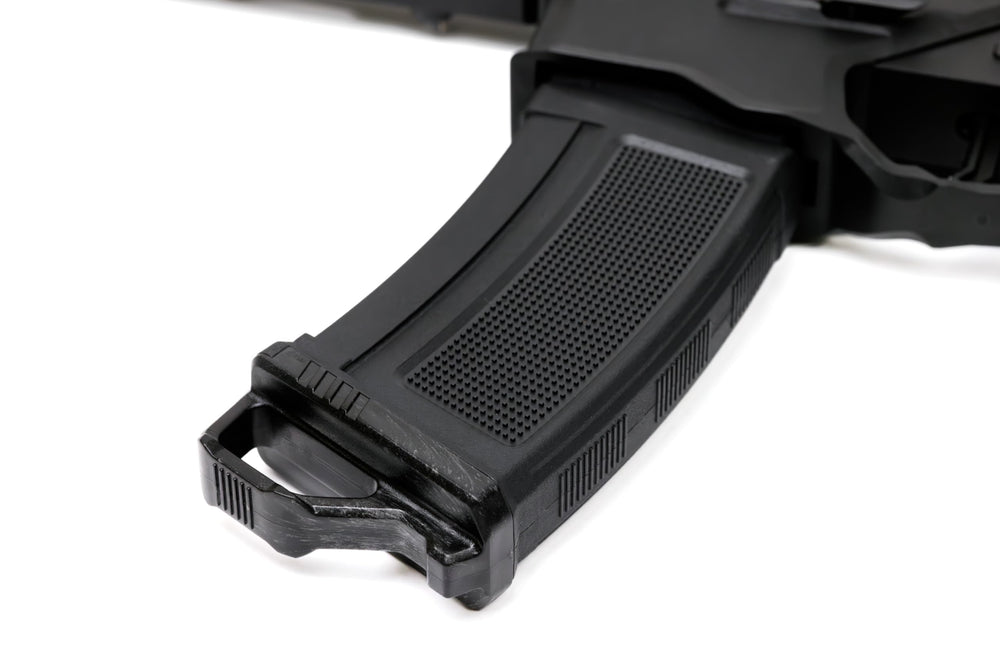 Barra Airsoft M4 magazine with 300-round high-cap for reliable feeding during skirmishes