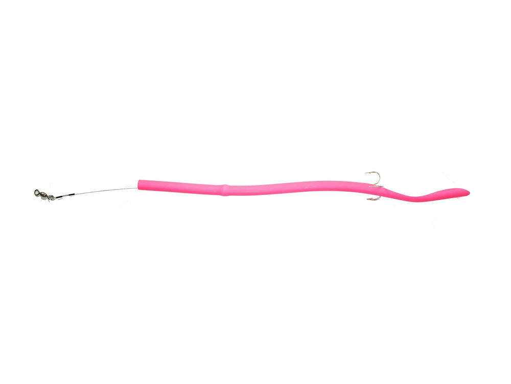 Barracuda Tube Lure Pink - 18 in tube lure with Mustad hook